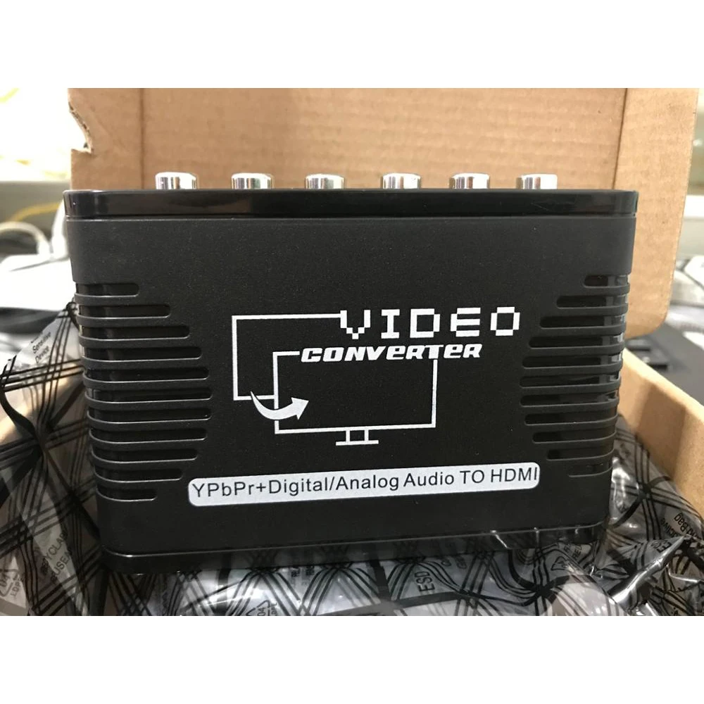 Компонентный видео Ypbpr+ цифровой/аналоговый коаксиальный аудио в HDMI конвертер адаптер для wii PS2 PS3 dvd-плеер к ТВ HD ТВ проектор