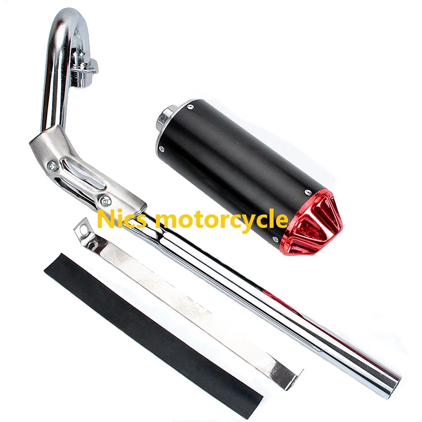 28 мм глушитель выхлопной трубы велосипеды CRF50 XR50 SDG SSR LiFan KLX Thumpsar TTR YCF 50-125cc