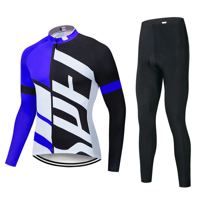 C14 Длинный рукав Велоспорт Джерси Набор мужская одежда go pro roupa de ciclismo 9D maillot ciclismo комплект для велоспорта ropa ciclismo hombre - Цвет: C14