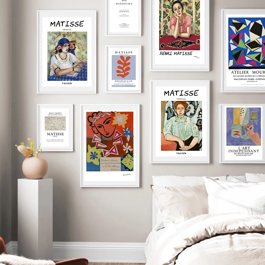 

Famous Matisse Vogue Posters And Prints Abstract Geometric Colorful Wall Art Canvas Painting Pictures For Living Room Home Decor