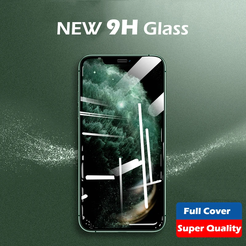 ASTUBIA 9H HD 1-3 Pcs Tempered Glass For iPhone 11 Pro Max 12 Screen Protector Glass For iPhone X XS Max 7 8 Plus 11 Pro 11 Film afbeelding