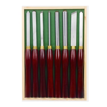 

8pcs/set HSS Lathe Chisel Set Woodworking Hand-held Wooden Turning Tool