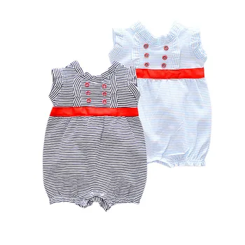 

2020 Summer Baby Romper Button Solid Princess Vest Newborn Girl Jumpsuit Infant Baby One-piece Outfit
