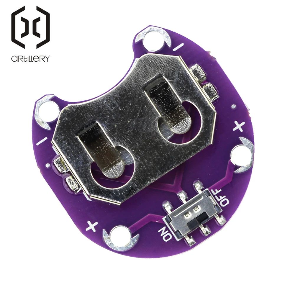 LilyPad монетница Батарейный держатель CR2032 батарейный модуль для arduino DIY KIT