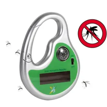 

Electronic Mosquito Repeller Outdoor Portable Solar Charging Ultrasonic Anti Fly Insect Pest Repellent For Summer Camping Tools