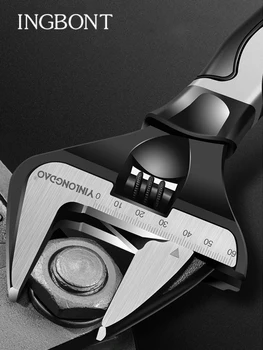 

Professional Adjustable wrench Universal Spanner Key Nut Wrench 6" 8" 10" 12" large opening adjustable spanner Repair hand tools