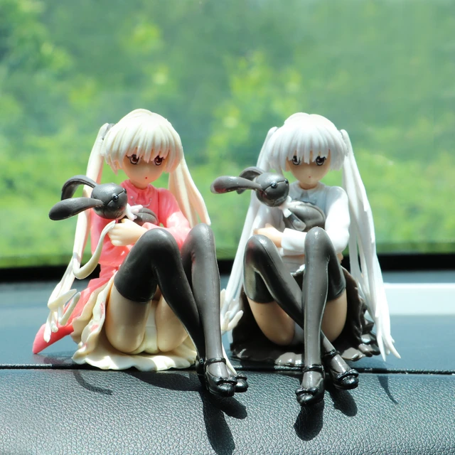 Auto Persönlichkeit Dekoration Anime Kasugano Sora Umarmung Kaninchen Action -figuren Autos Modell Schreibtisch Ornament Innen DashBoard Zubehör -  AliExpress