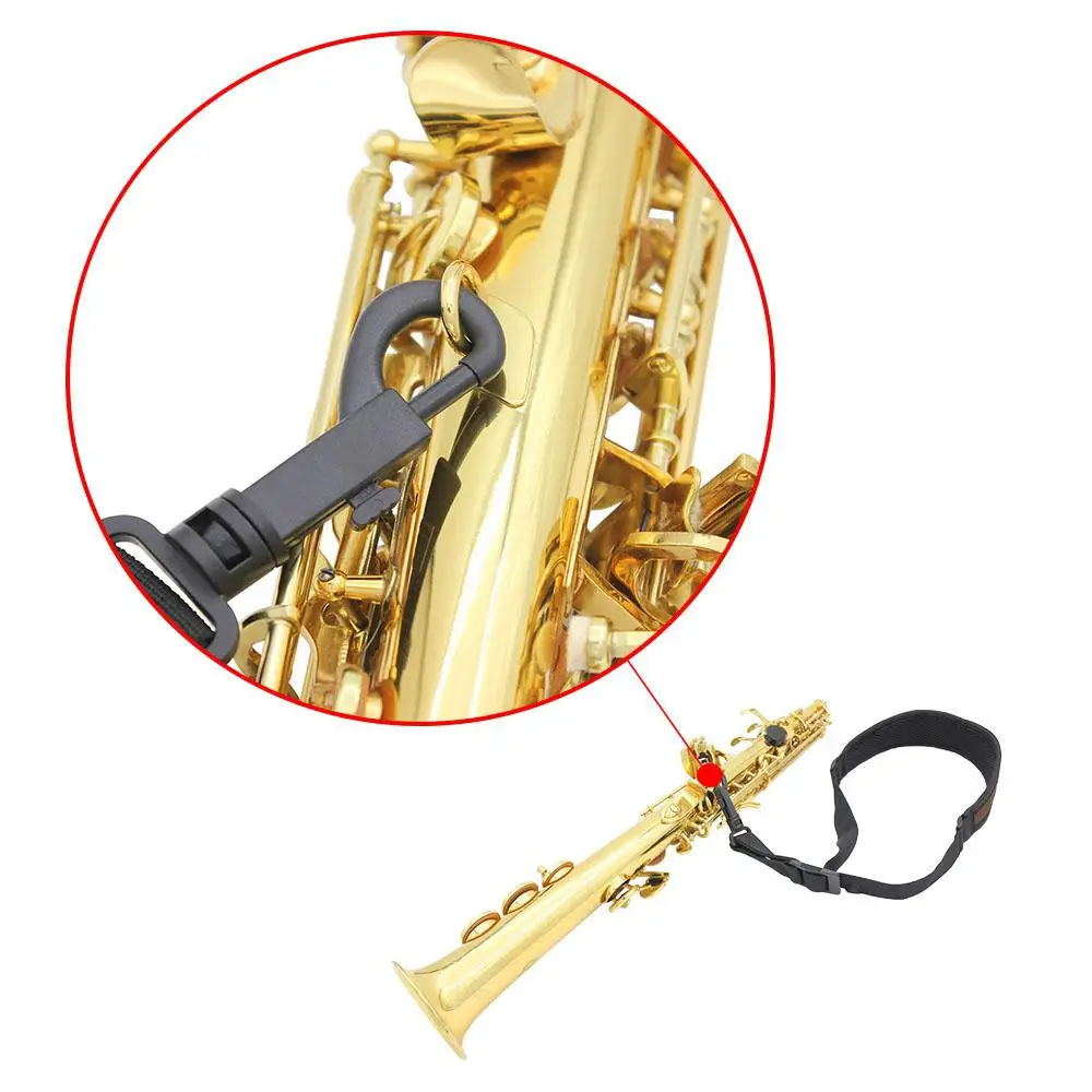 IRIN Adjustable Saxophone Sax Neck Strap with Snap Hook Saxophone Parts Accessories