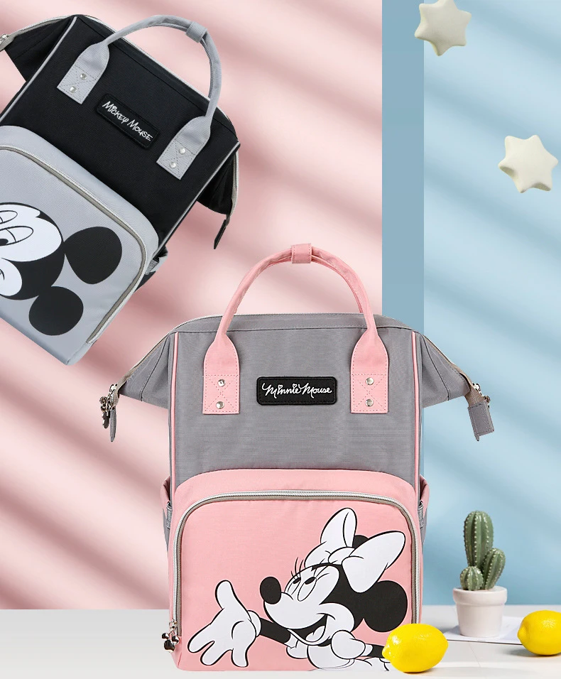 Рюкзак для подгузников disney, модная детская сумка для мамы, дорожный рюкзак для подгузников, сумка для подгузников для мамы, брендовая Прямая