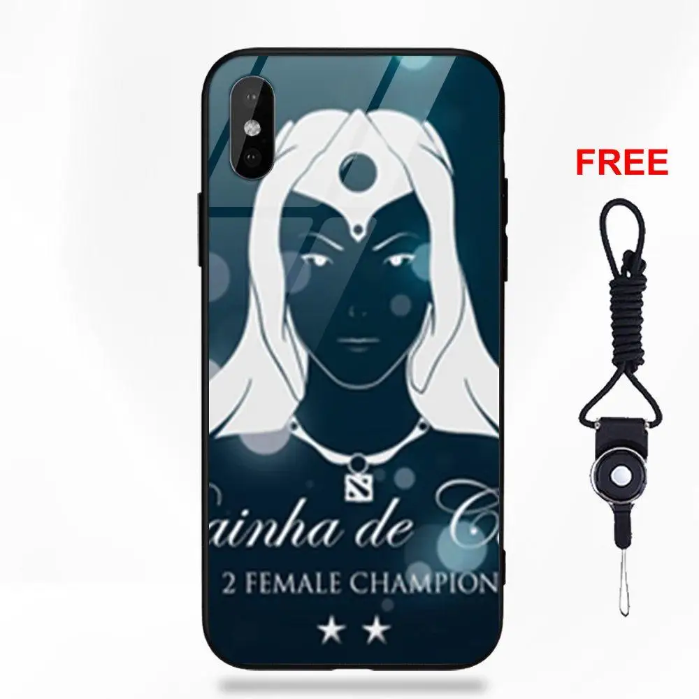 Omdnwd игра Mirana Dota 2 для Apple IPhone X XS Max XR 5 5C 5S SE 6 6S 7 8 Plus Силиконовый ТПУ оправа закаленное стекло Чехлы Чехол