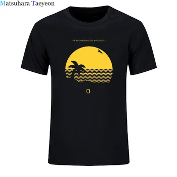 

T-Shirt Men funny present The Neighbourhood Wiped Out Print TShirt House Album Beach Tee Men T Shirt Cotton T-Shirt