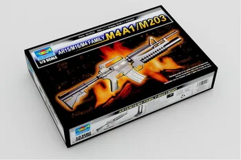 

01909 TRUMPETER Plastic Model DIY 1/3 M4A1/M203 Model Gun Assembly