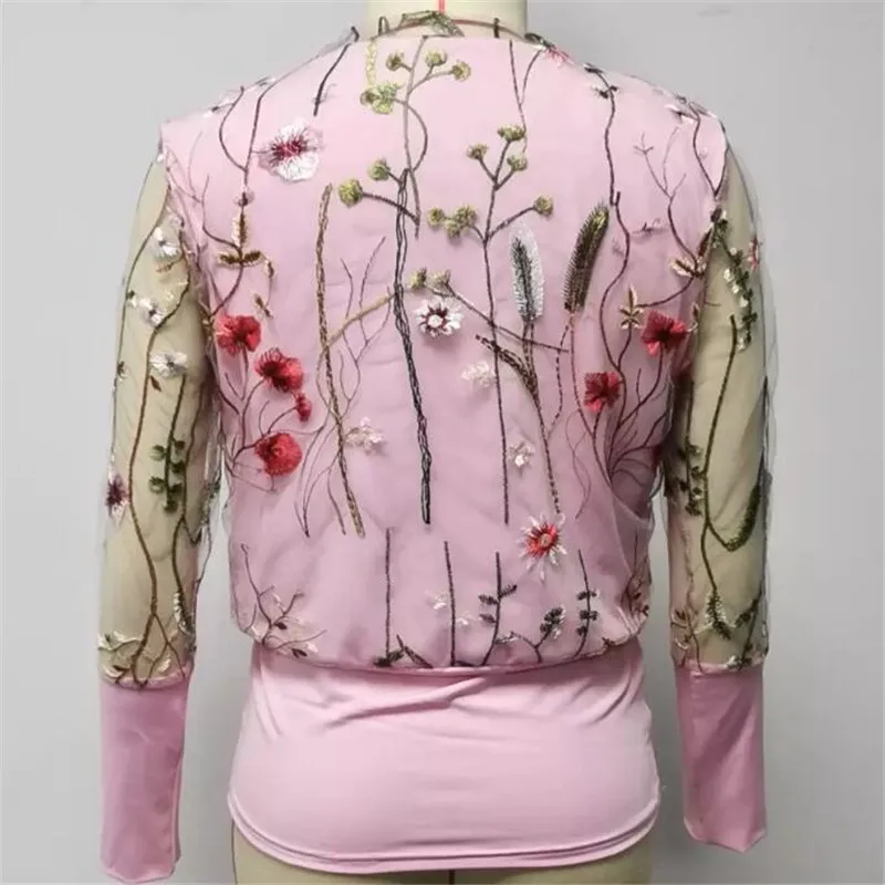 Элегантные прозрачные блузы с пышными рукавами, рубашки для женщин, Осенние Блузы с цветочным принтом, женские прозрачные пуловеры с сетчатой вставкой, блузы, топы