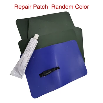 

Practical Rubber Dinghy Convenient Paste Tool Repair Kit Waters Toy Inflatable Kayak Boat Accessory PVC Patch+ Glue + Brush