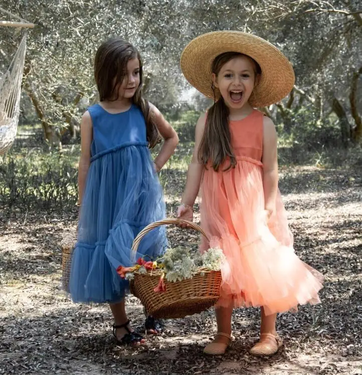 

Girls Summer Dress New Girl's Sleeveless Princess Dress Girls Dresses For Party And Wedding