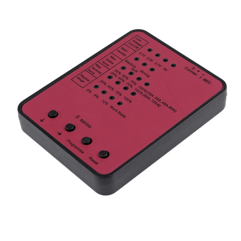RISE-Programming Card для 45A/120A Rc автомобиля Esc Бесщеточный электронный регулятор скорости |