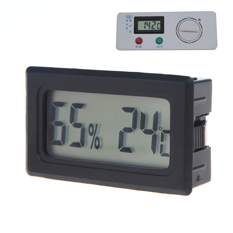

Home Mini Digital LCD Thermometer Hygrometer Humidity Temperature Meter Indoor