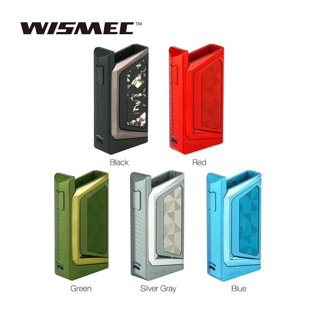 

Original WISMEC Preva Battery Mod with built-in 1050mAh battery & Max 20W Output Pod System Mod Pod kit vs Vinci X/ Drag Nano