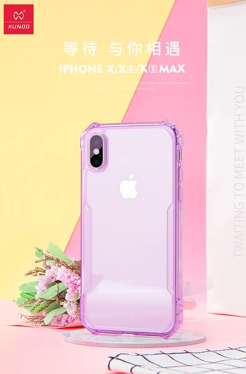 Iphoneexr чехол для телефона прозрачный 6,1 Мягкий силикон все края включены граница вываливается ремешок отверстие для Apple XR защитный чехол