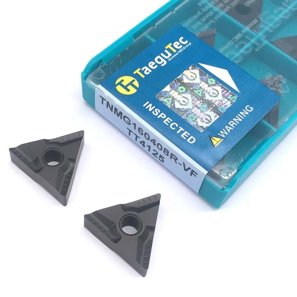 10 шт. TNMG160404R VF TT4125 твердосплавные Токарные инструменты для стали высокое качество обработки металла с ЧПУ Запчасти инструмент