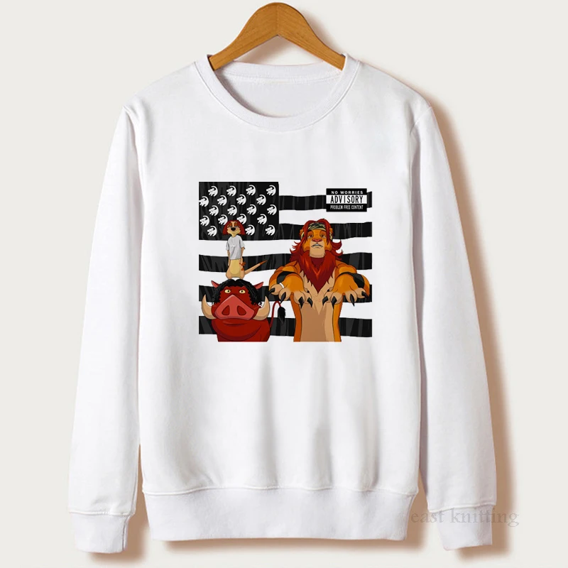 5088 Король Лев Акуна Матата пуловер уличная толстовка женская Ulzzang Kawaii Мода Hoodies повседневная женская одежда - Цвет: 5088