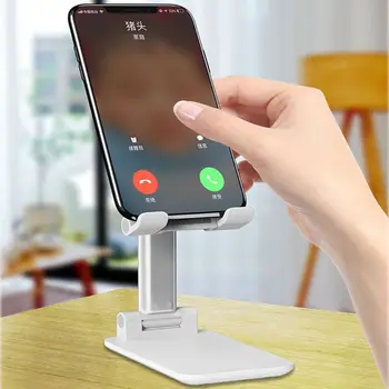 

Portable Pad Bracket Adjustable Desktop Smart Phone Stand Aluminum Alloy Cell Phone Tablet Holder