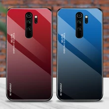 Роскошный чехол для телефона Redmi Note 8 Pro Чехол из закаленного стекла с градиентом чехол для Xiaomi Redmi Note 7 6 5 Pro 8 8A 8T 5 Plus 6 7 7A чехол