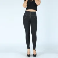 Shascullfites Melody Women High Stretch Slim Fit Black Denim Washed Jeans Bum Lift Jeggings Yellow thread Jean Ladies Skinny 2