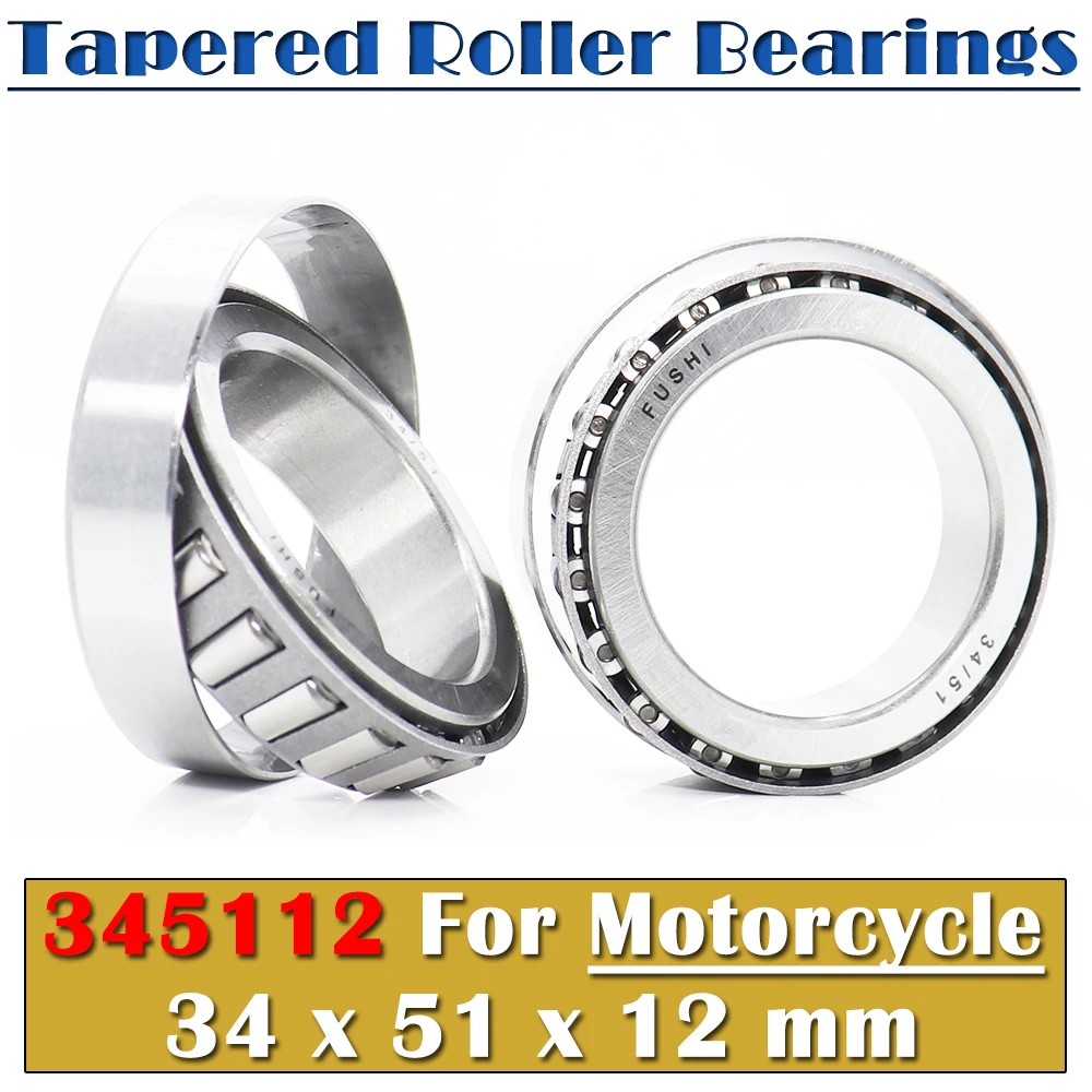 Ural CJ-K750 Motor Bearing 34x51x12 mm 2 PCS Front Steering Wheel Bearings Case For R1 R50 R71 M72 Threst Kit Retro