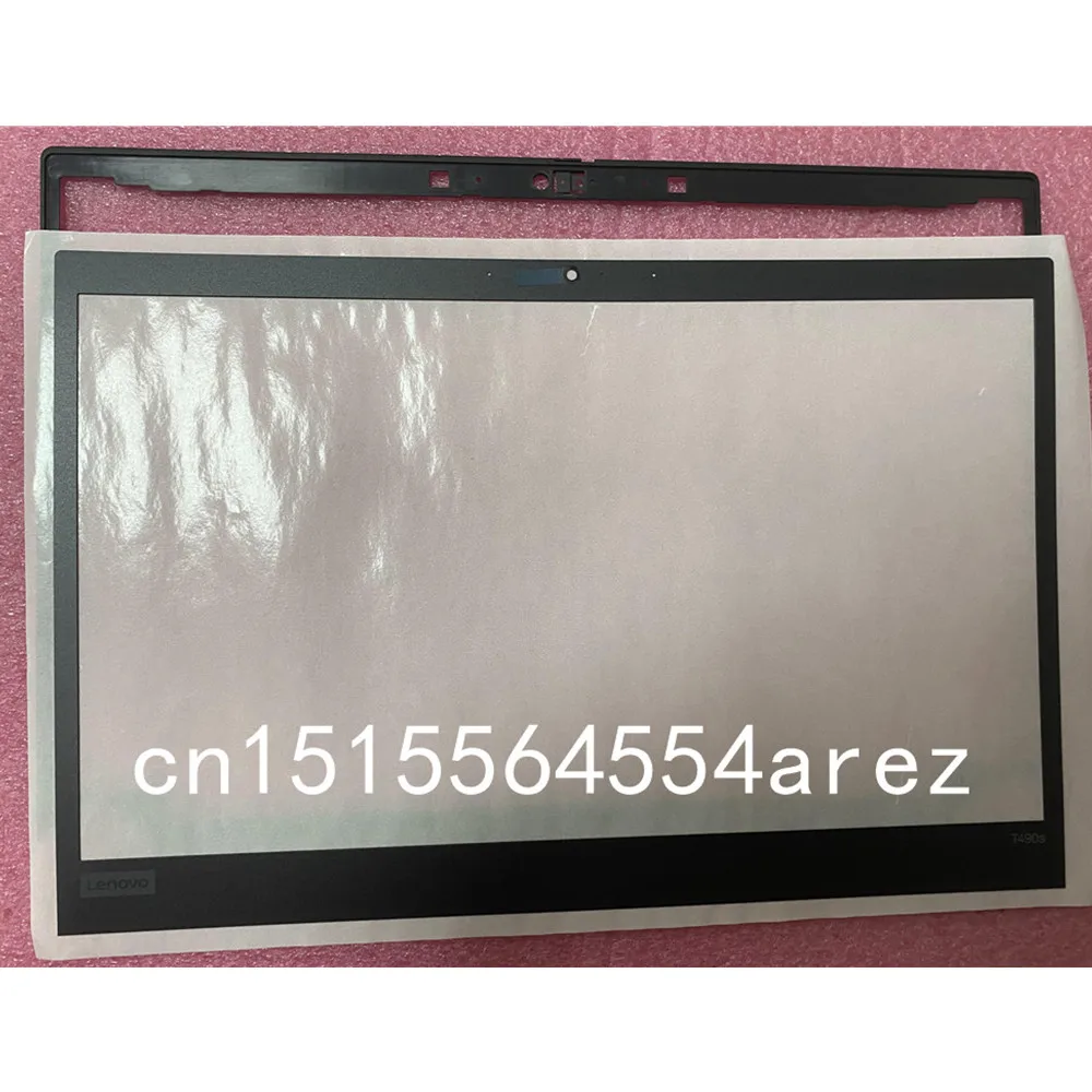 레노보 씽크패드 T490s 용 LCD 베젤 커버 스티커 프레임 케이스, 신제품, ..