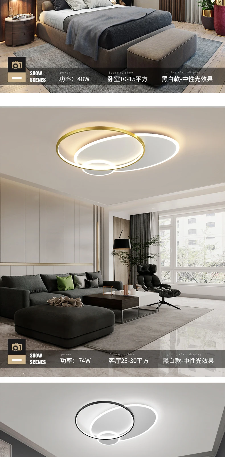 chandelier floor lamp Square Round Modern LED Ceiling Chandelier for Living Room Bedroom Study kitchen Lighting Home Simple Chandelier Fixture 90-260V modern chandeliers