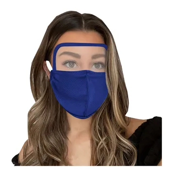 

Adults Washable Reusable Face Mask Breathing PM2.5 Anti-Dust Facemask With Filter And Detachable Eye Shield Mascarilla