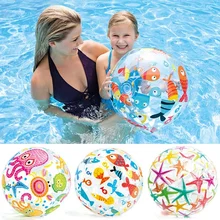 Ballon rempli d'eau pour enfants, ballon de plage à motif, jeux de plein air pour équipe de sport, jouets d'extérieur pour enfants 