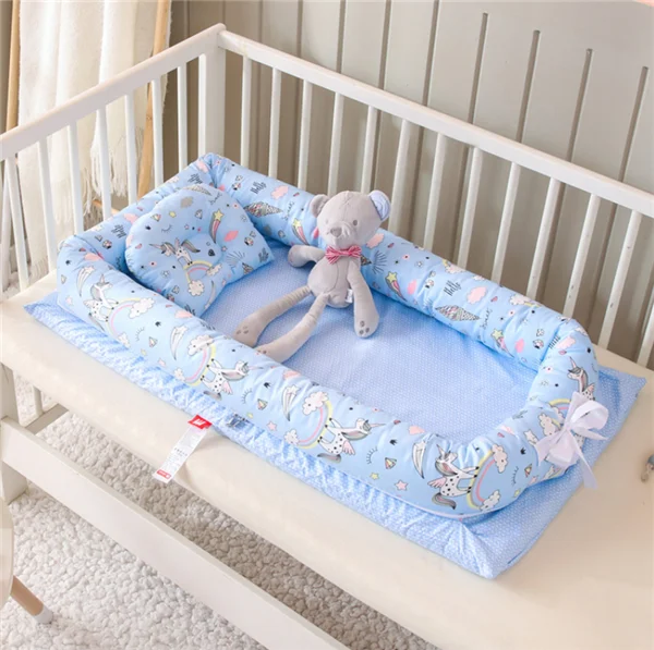 90X50 см, детское гнездо, кровать, складная кроватка для новорожденных, гнездо для сна, детские кроватки, детская люлька, бампер - Цвет: C10 Baby Nest Bed