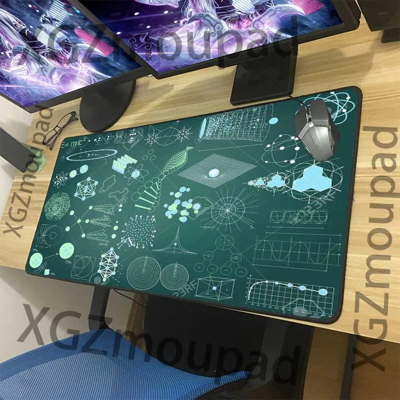 Большой игровой коврик для мыши XGZ с черными точность блокировки краями картой