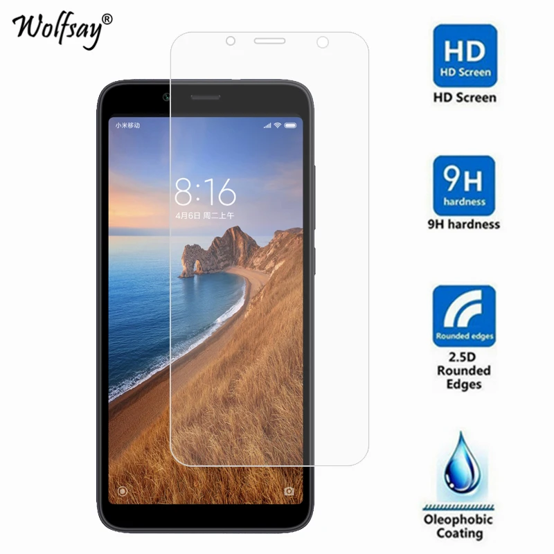 2 шт., Защитное стекло для Xiaomi Redmi 7A, закаленное стекло для Xiaomi Redmi 7A, стеклянная пленка для телефона Xiaomi Redmi 7A 8A, пленка