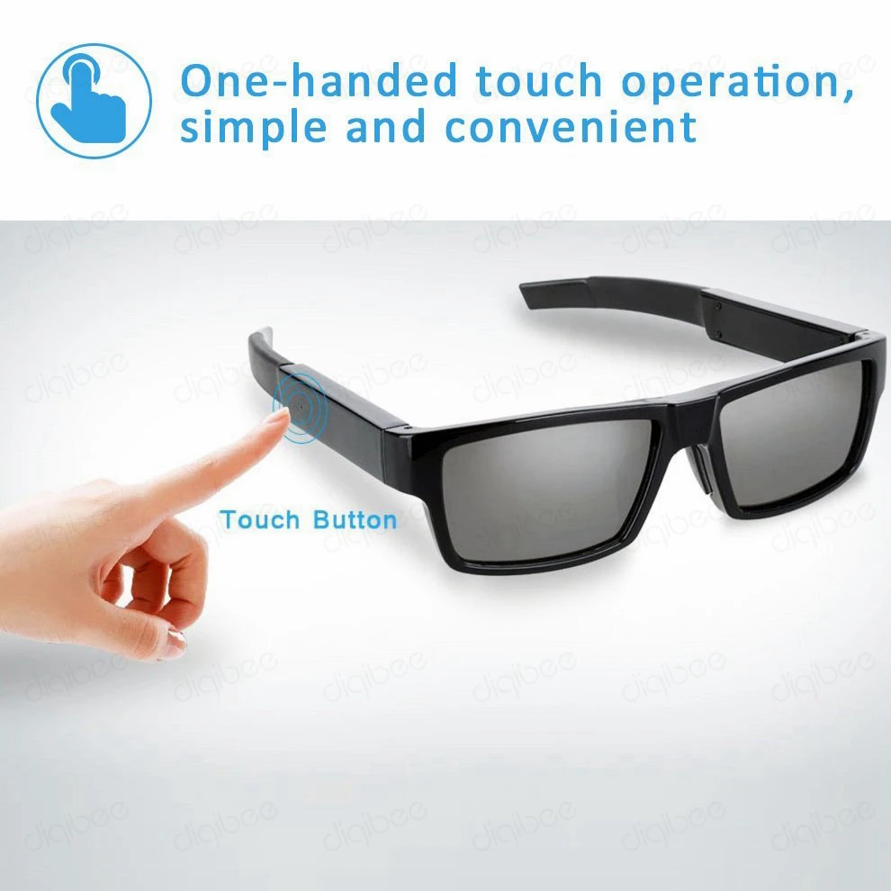 Модные дизайнерские смарт-очки унисекс хорошего качества 16 Гб/32 Гб 1080P Сенсорное крепление для съемки рук видео для водителей спорта на открытом воздухе