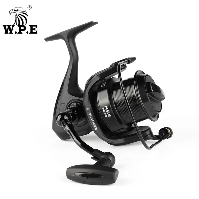 W.P.E Fishing Reel HKE 5000/6000 Spinning Reel 4.4:1 Gear Ratio 5+1 BBs