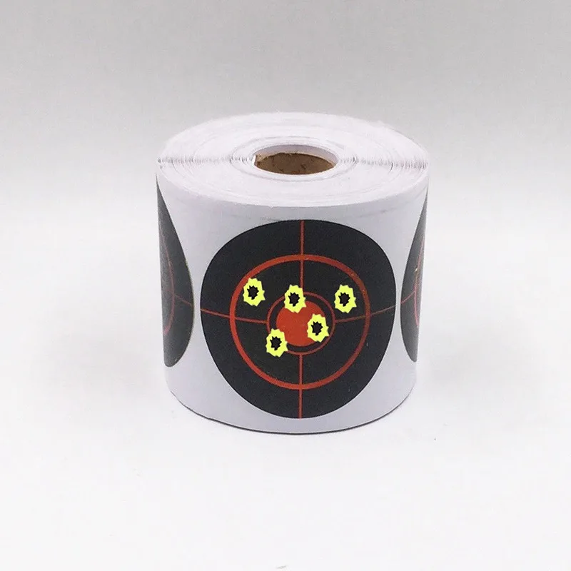 

250Pcs /Roll Shooting Practice Sticker Outdoor Portable Splash Target Glue Reusable Shooting Practice Target Sticker Set