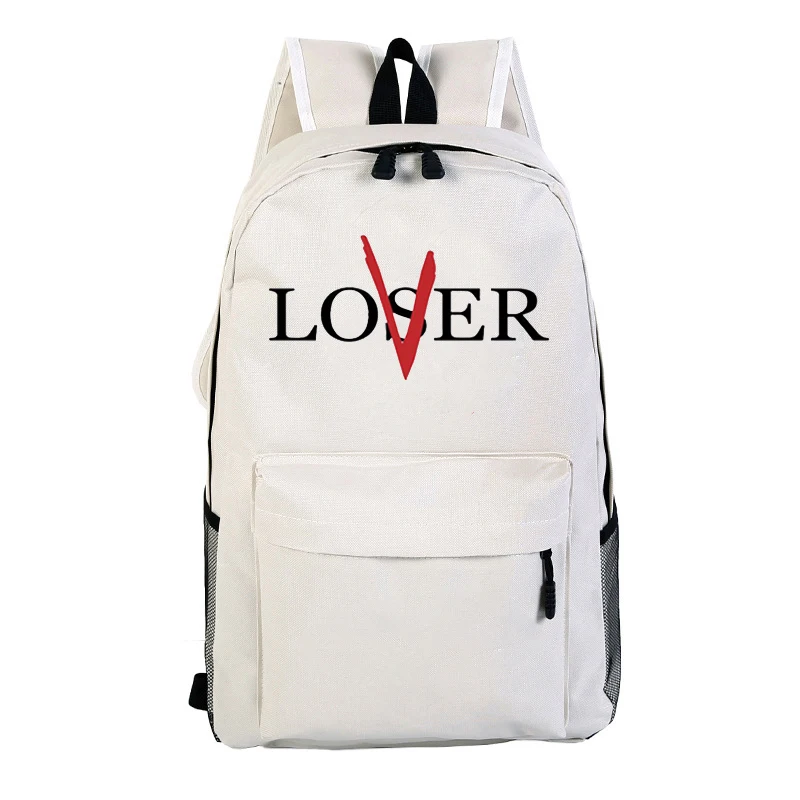 Розовый школьный рюкзак с принтом Loser Lover, Sac A Dos Femme, школьные сумки для девочек-подростков, рюкзаки для путешествий, рюкзак для ноутбука, Mochilas - Цвет: 808-ff-1121