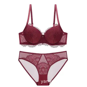 

Women Bra Sets Push up Gathered Fashion Lace Underwear Sets Ladies Luxury Super Push Up Lingerie Sets Brand Intimates Sets New