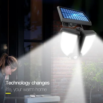 

1pc 90 LED Solar Light Outdoor Solar Lamp Motion Sensor Solar Powered Sunlight Street Light Garden Courtyard Lighting Lamp Decor