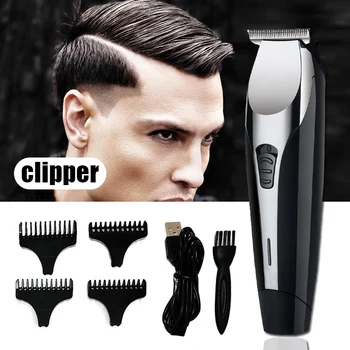 

USB Charging Hair Trimmers Hair Cutter for Men Kids Baby Haircut Clipper Trimmer Kit BJStore