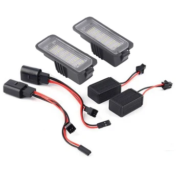 

2Pcs Car LED Number License Plate Lights for Skoda Superb Seat Altea Exeo Ibiza