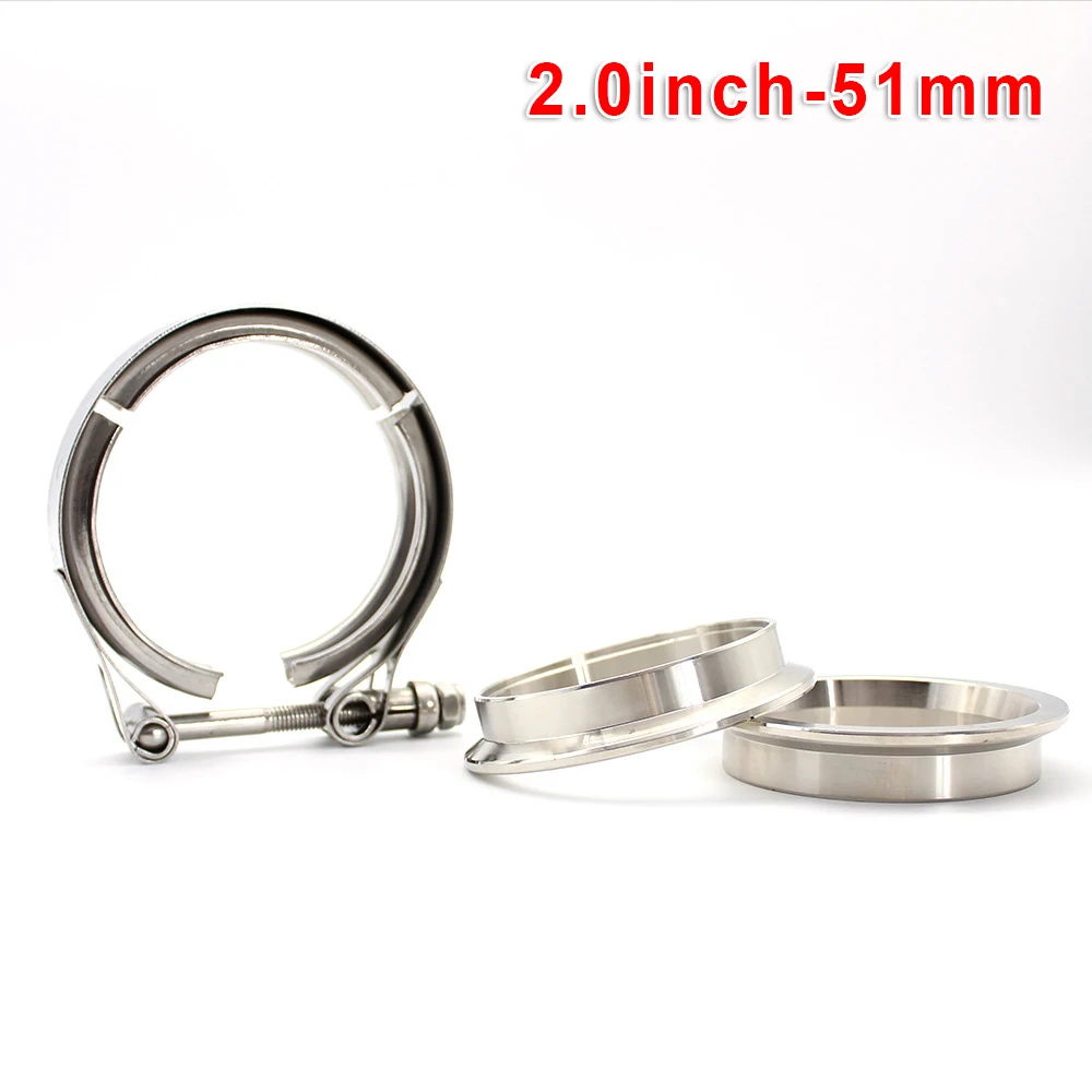 

304 Stainless Steel V Band Pipe Flange Connection Universal Accessories