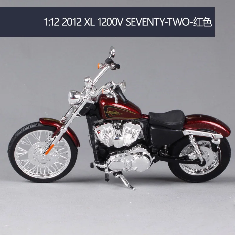 Maisto 1:12 Harley Davidson 2012XL 1200V 70-two мотоцикл металлическая модель игрушки для детей