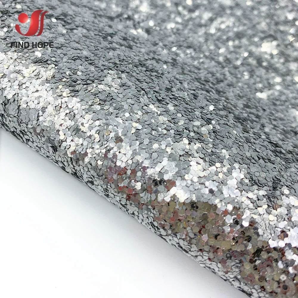 7.8 x 9.8in 8pcs Bundle Glitter Chunky Self Adhesive Fabric For Home Background Furniture Gift Box Package Decor DIY Bow Sticker