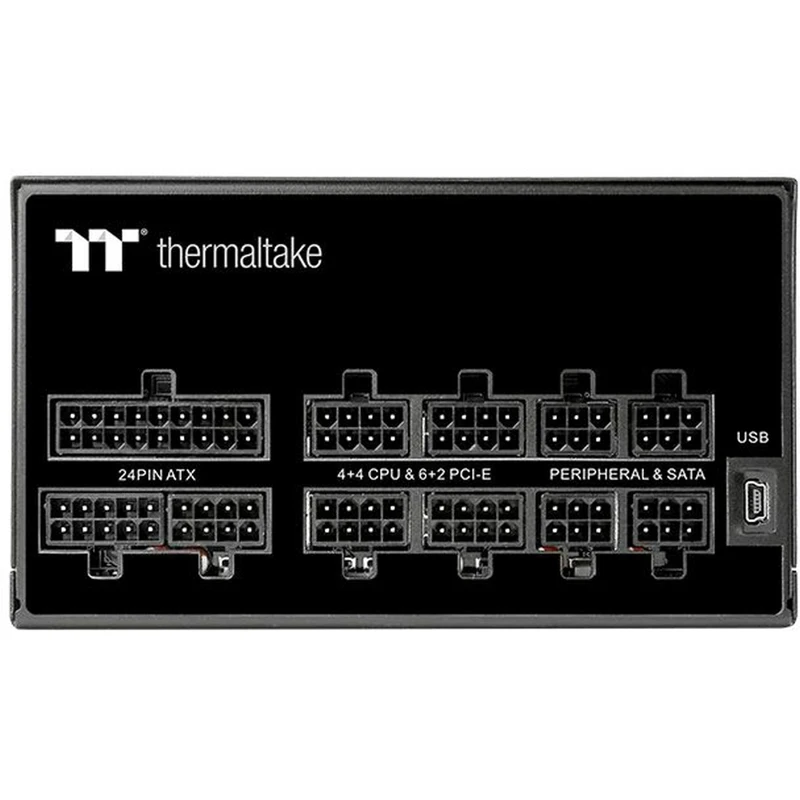 Блок питания Thermaltake ATX 750W Toughpower iRGB Plus 80+ gold(24+4+4pin) APFC 140mm fan color LED