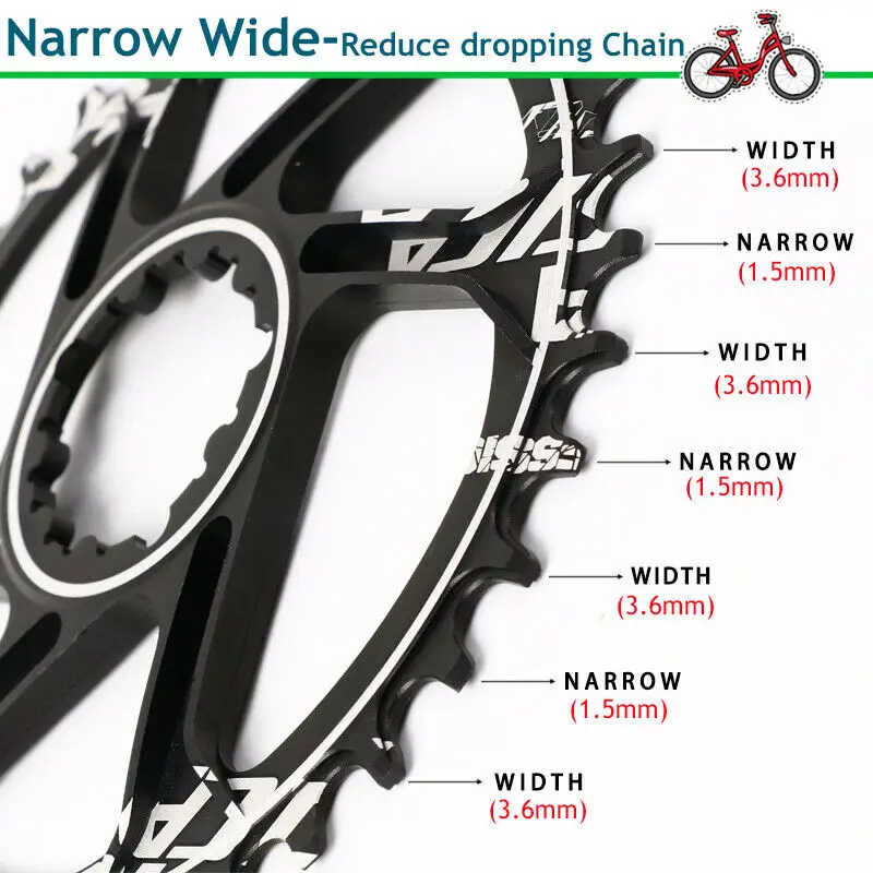 Коленчатая звезда GXP для горного велосипеда 170 мм 32/34/36/38 т|Шатун и передняя