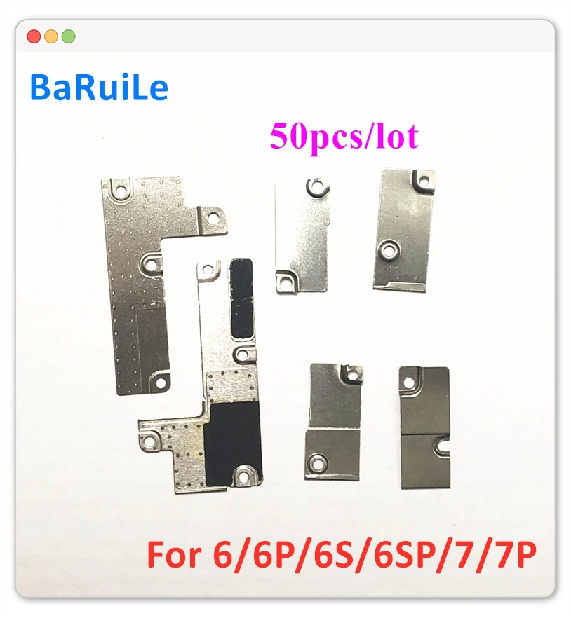 BaRuiLe 50 шт. Крышка гибкого кабеля аккумулятора FPC для iphone 6 6S 7 8 plus внутренний